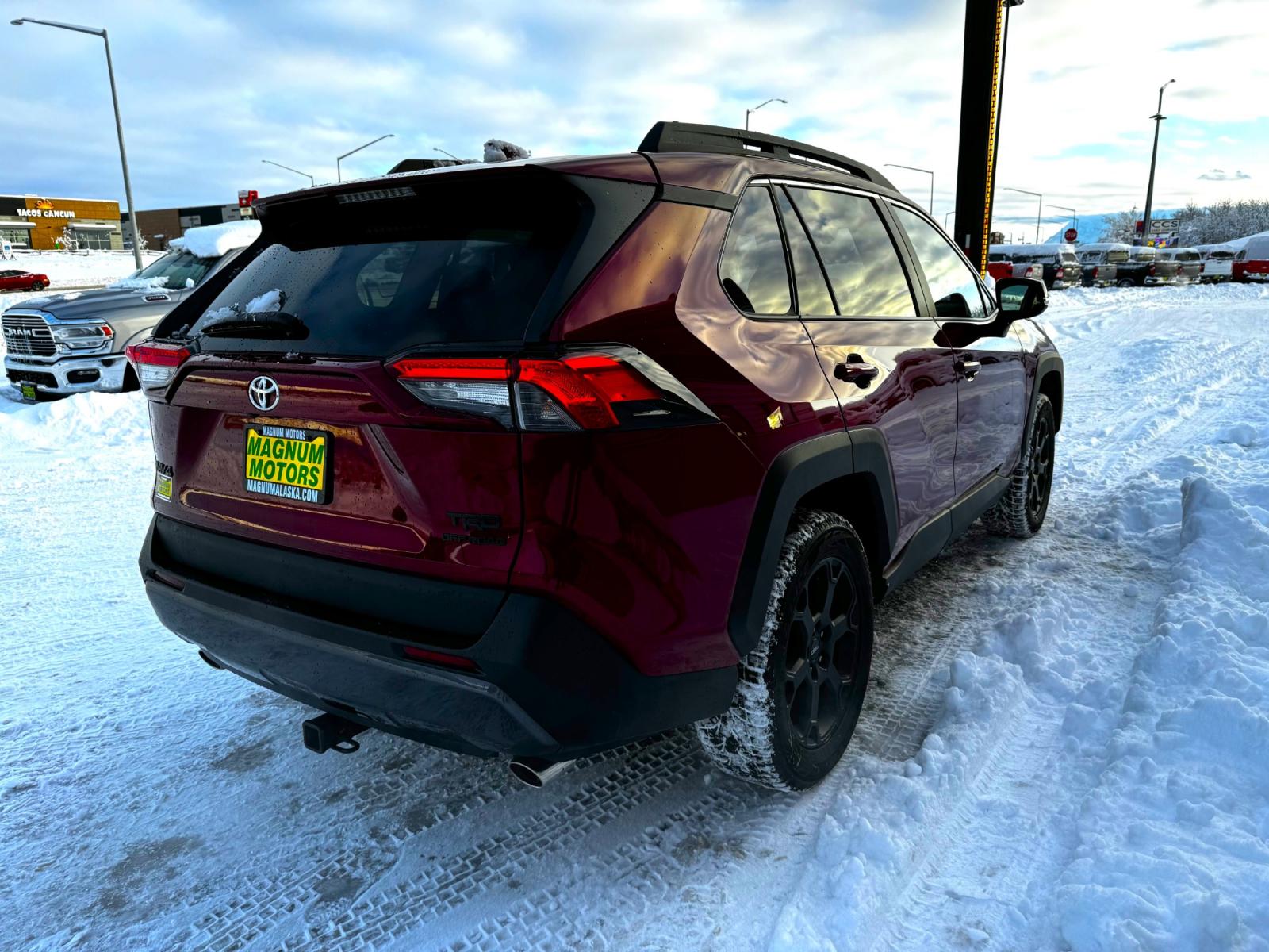 2022 Red /Black Toyota RAV4 (2T3S1RFV1NW) , located at 1960 Industrial Drive, Wasilla, 99654, (907) 376-5555, 61.573475, -149.400146 - Photo #5